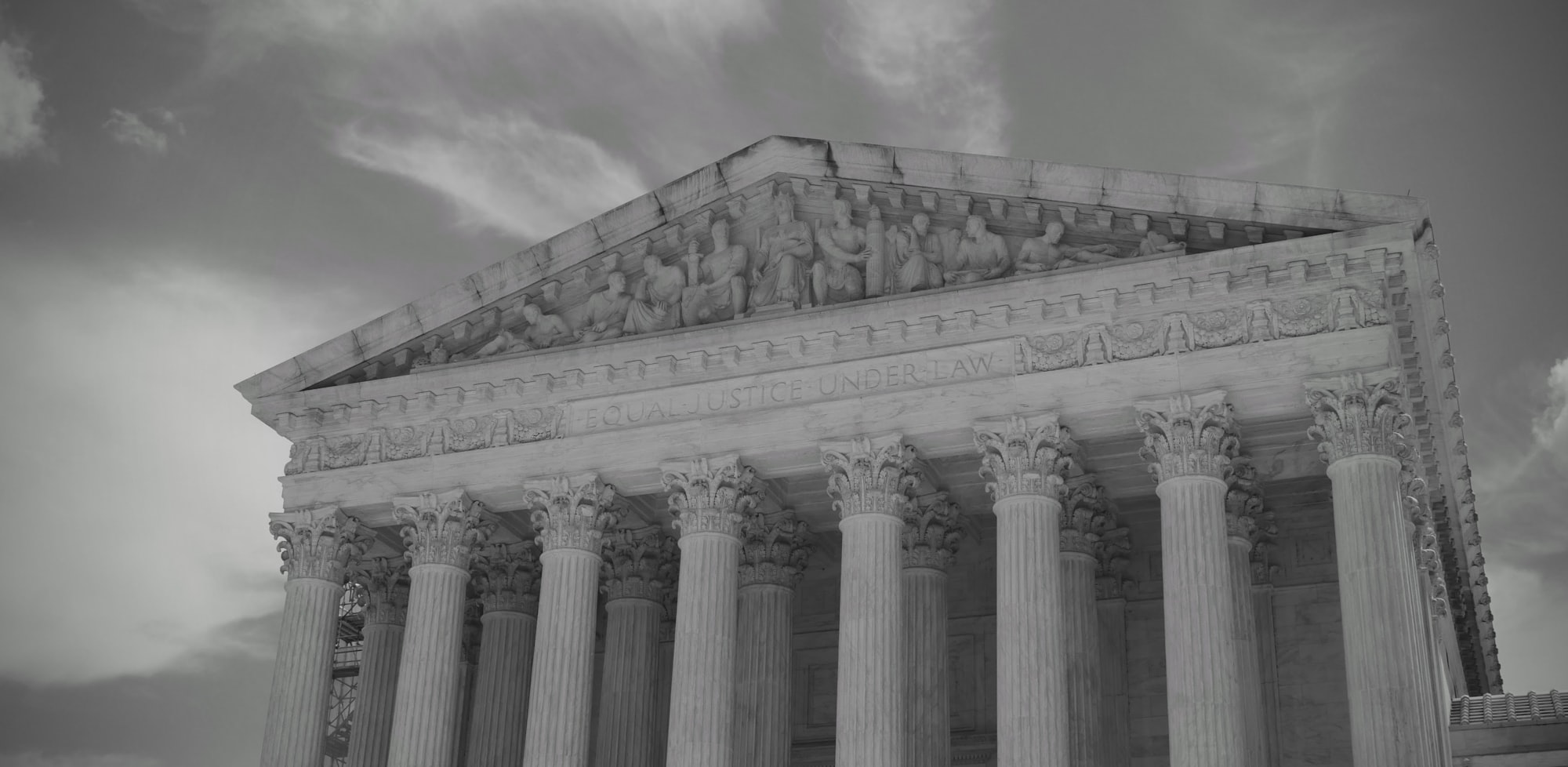 United States Supreme Court pediment with the inscription Equal Justice Under Law, representing Noble Attorneys' workplace discrimination practice